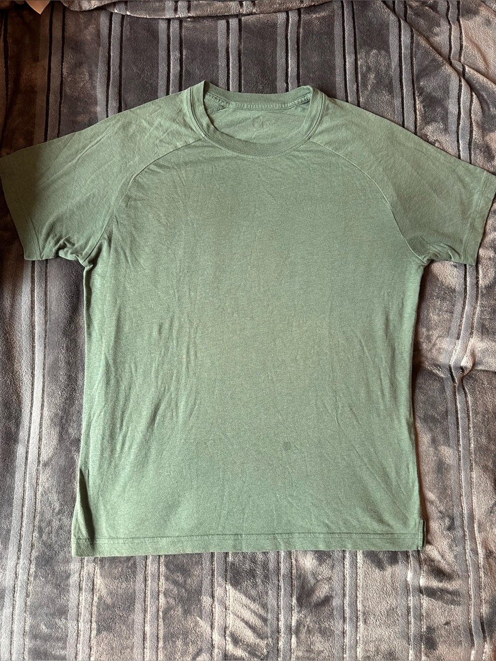 Alo yoga Men's Crew Neck T-Shirt in sage Green size medium